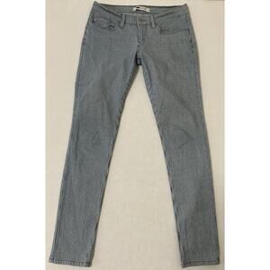 Levis 524 Jeans Women’s Railroad Strip Superlow Skinny Low Rise Stretch 28x32